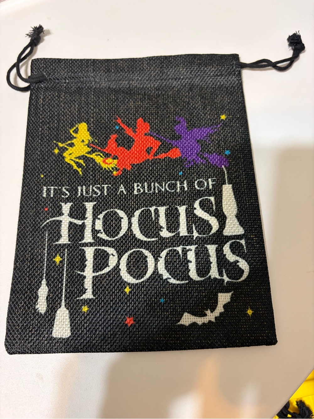 Hocus Pocus Black Halloween Treat Bags-5 pack